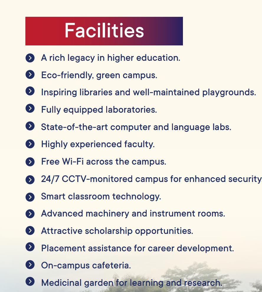 facilities